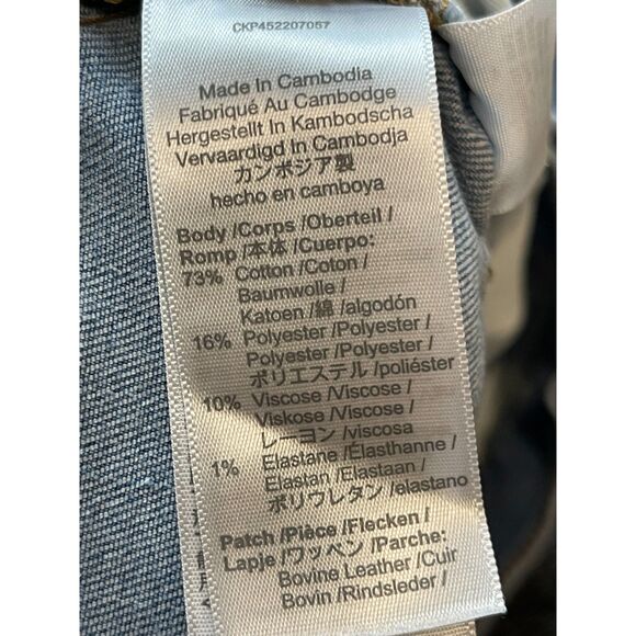 Madewell Cali Denim Bootcut Jeans 30 Light Wash High Rise Button Fly Y2K Retro - Picture 6 of 6